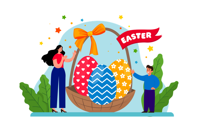 Easter Day  Illustration