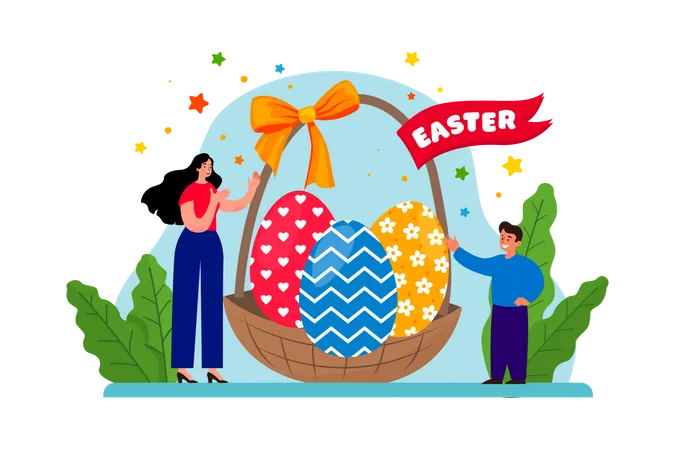 Easter Day  Illustration