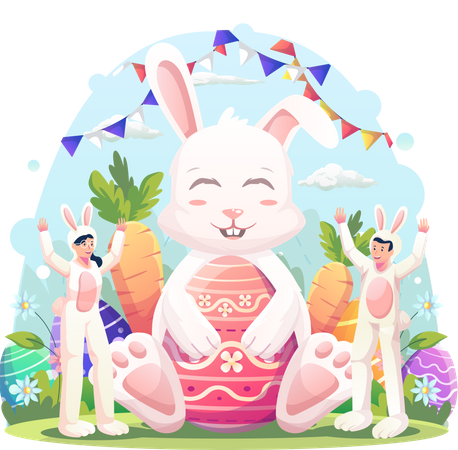 Easter Day  Illustration