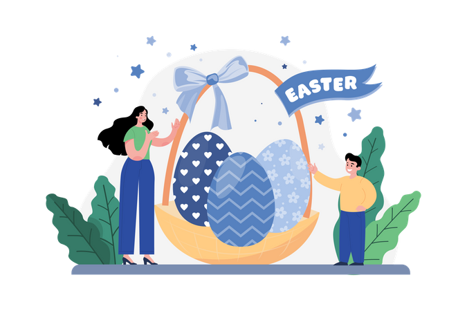 Easter Day Illustration