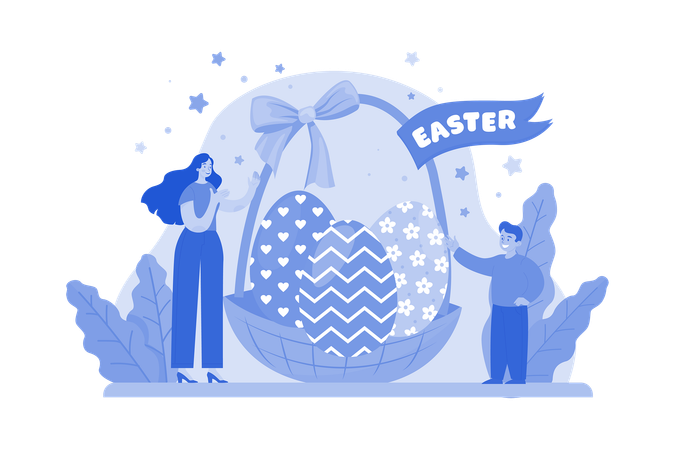 Easter Day  Illustration