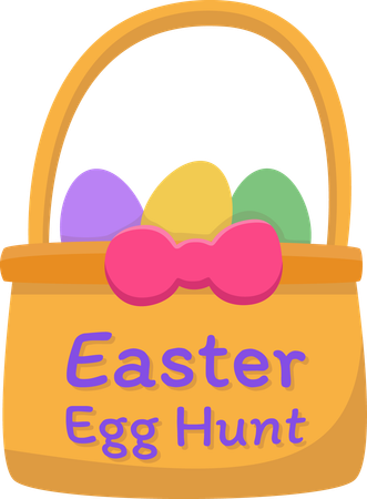 Easter Egg Hunt  Illustration