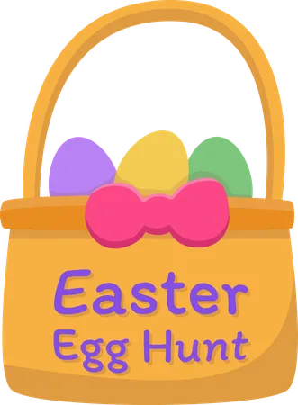 Easter Egg Hunt  Illustration