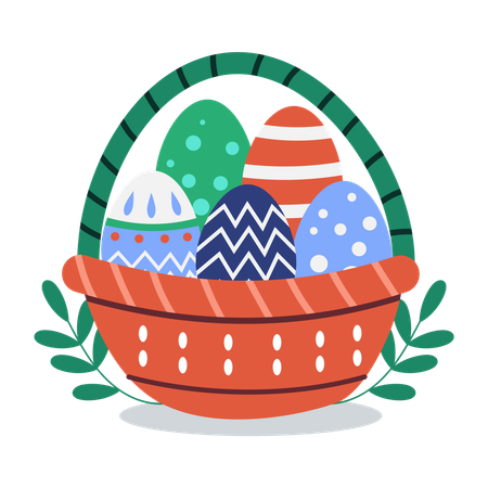 Easter eggs  Illustration