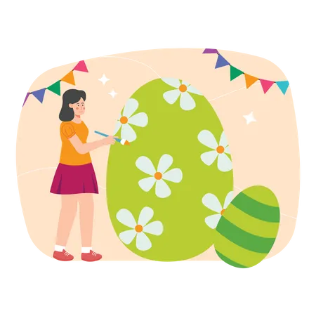 Easter Painting Easter Egg  Illustration