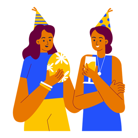 Easter party  Illustration