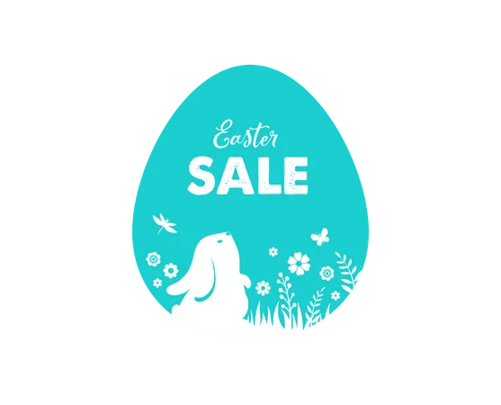 Easter Sale Illustration