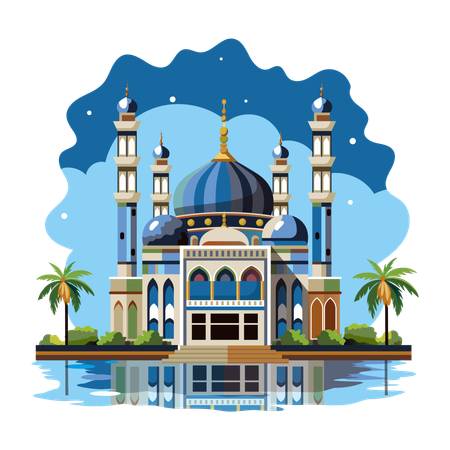 Eastern Mosque  Illustration