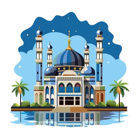 Eastern Mosque  Illustration