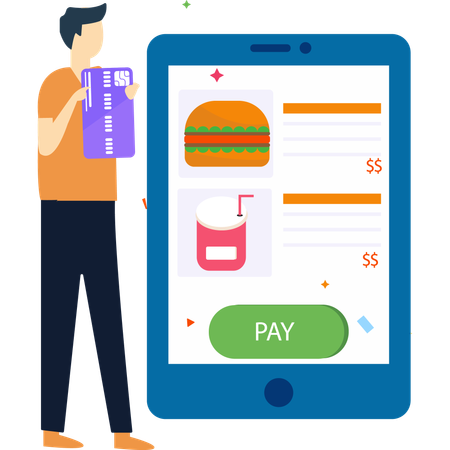 Easy Payment  Illustration