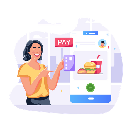 Easy Payment  Illustration