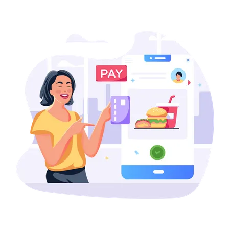 Easy Payment  Illustration