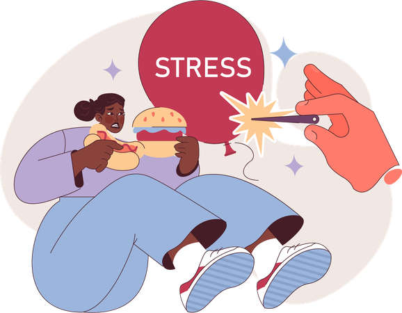 Eating Disorder Therapy  Illustration