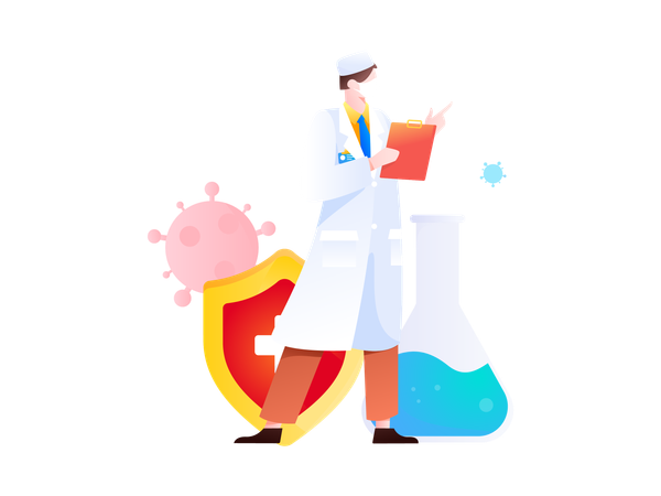 Échantillonnage en laboratoire  Illustration