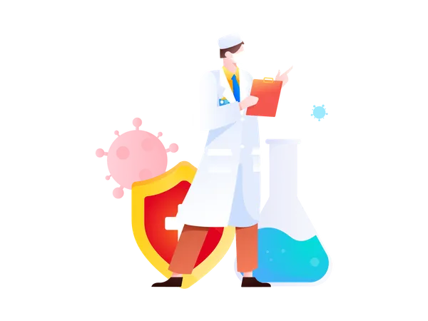 Échantillonnage en laboratoire  Illustration