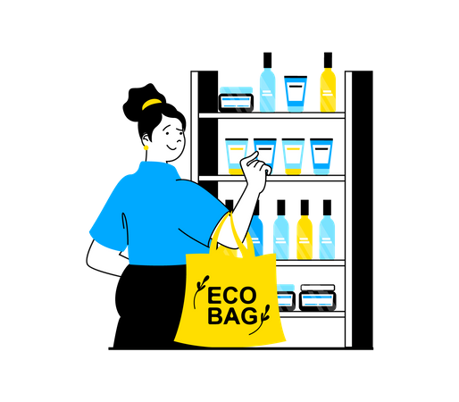 Eco Bag  Illustration
