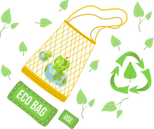 Eco bag  Illustration