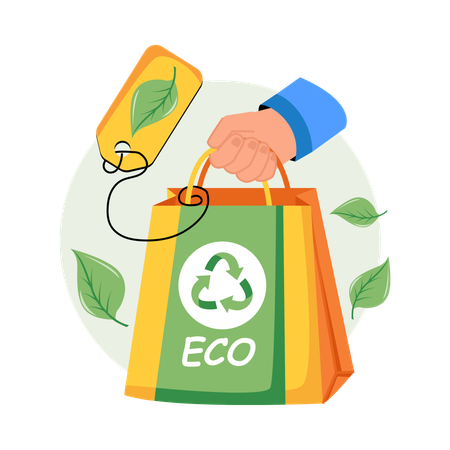 Eco Bag  Illustration