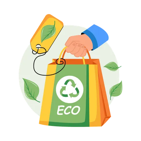 Eco Bag  Illustration