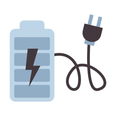 Batería ecológica  Ilustración