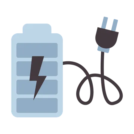 Batería ecológica  Ilustración