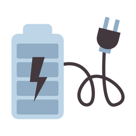 Eco Battery  Illustration