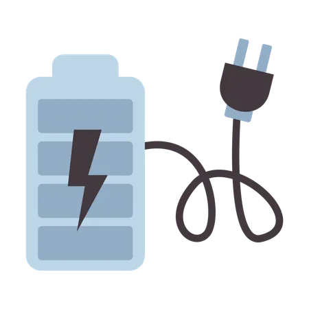 Eco Battery  Illustration