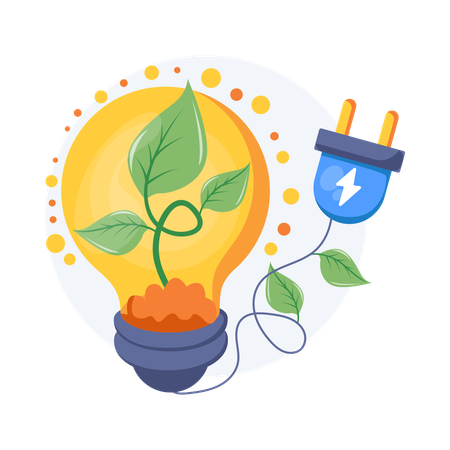 Eco Bulb  Illustration