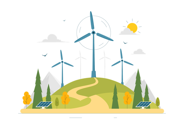 Eco Énergie  Illustration