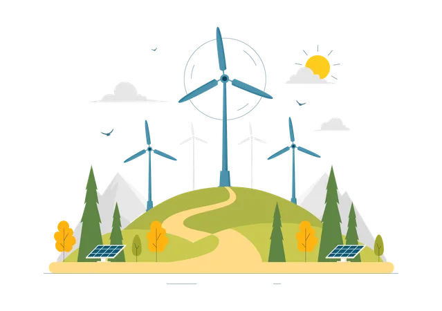 Eco Énergie  Illustration