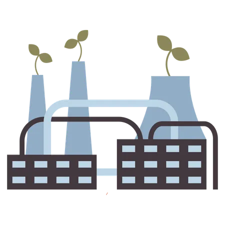 Eco Factory  Illustration