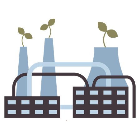 Eco Factory  Illustration