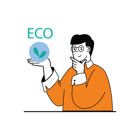 Eco friendly  Illustration