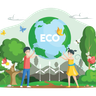 free eco energy illustrations