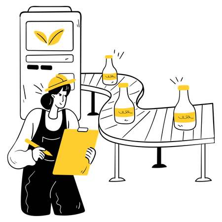 Eco-Friendly Mass Production  Illustration