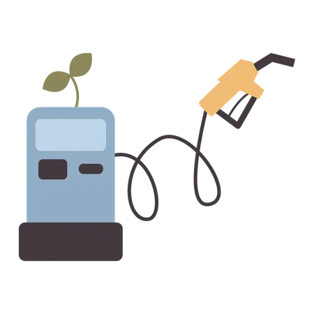 Eco fuel  Ilustración