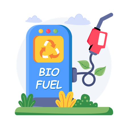 Eco Fuel  Illustration