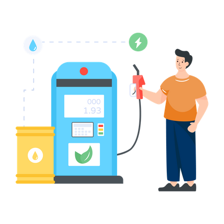 Eco Fuel  Illustration