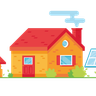 illustration for eco house
