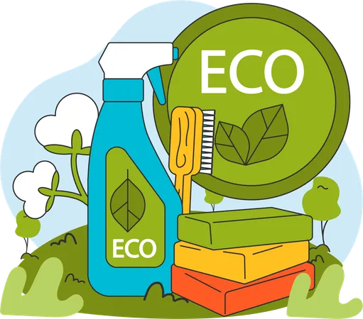Eco hygiene  Illustration