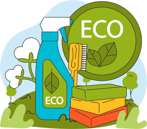 Eco hygiene  Illustration