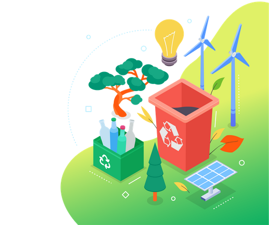 Eco Lifestyle  Illustration