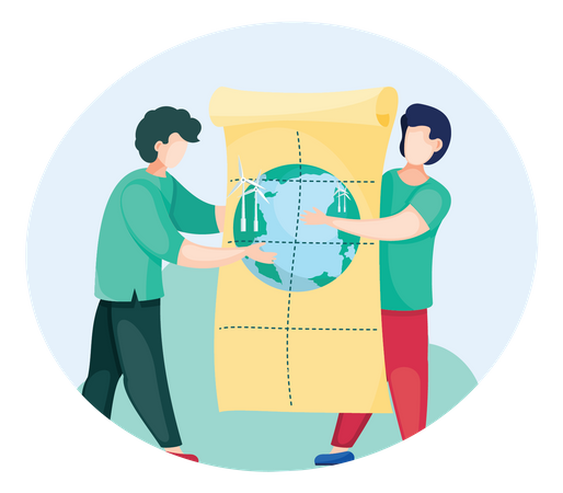 Eco Power Source  Illustration