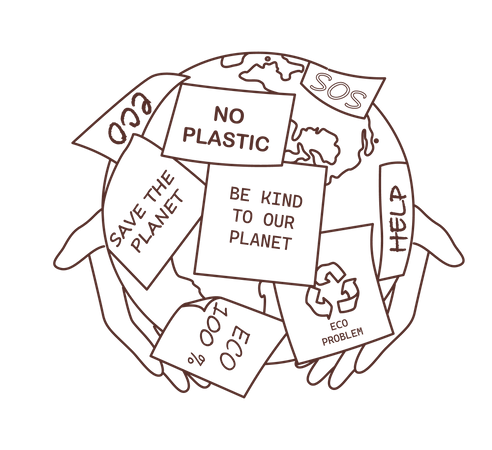 Eco recycling  Illustration