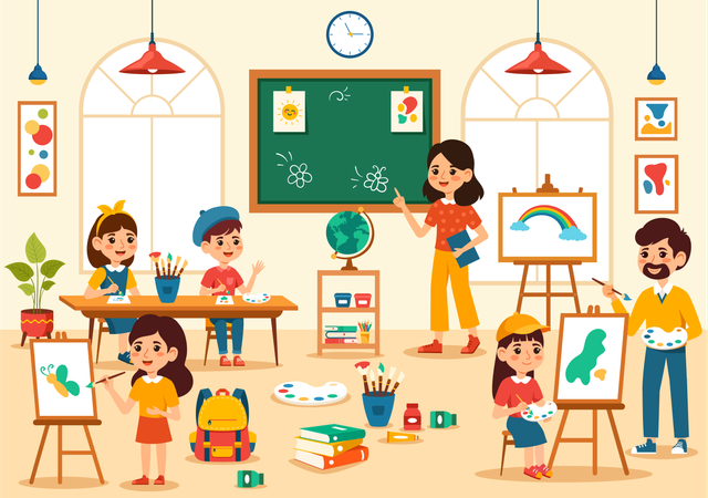 École d'art  Illustration