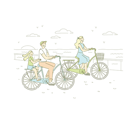 Ecologically Friendly Transportation  Illustration