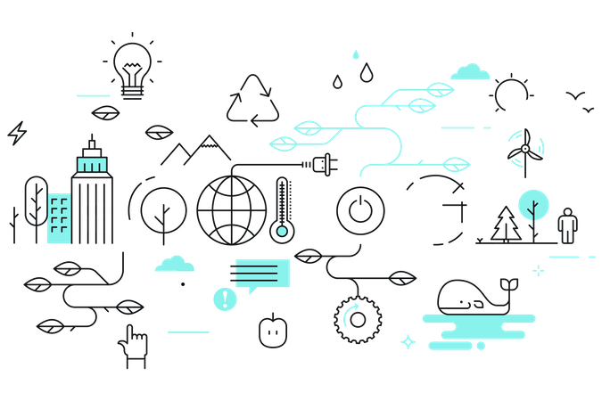 Ecology and environment  Illustration