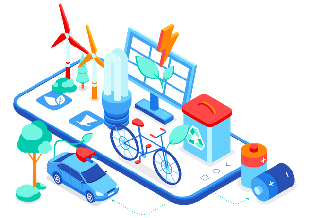 Ecology application  Illustration