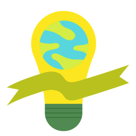 Ecology bulb  Illustration
