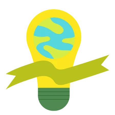 Ecology bulb  Illustration